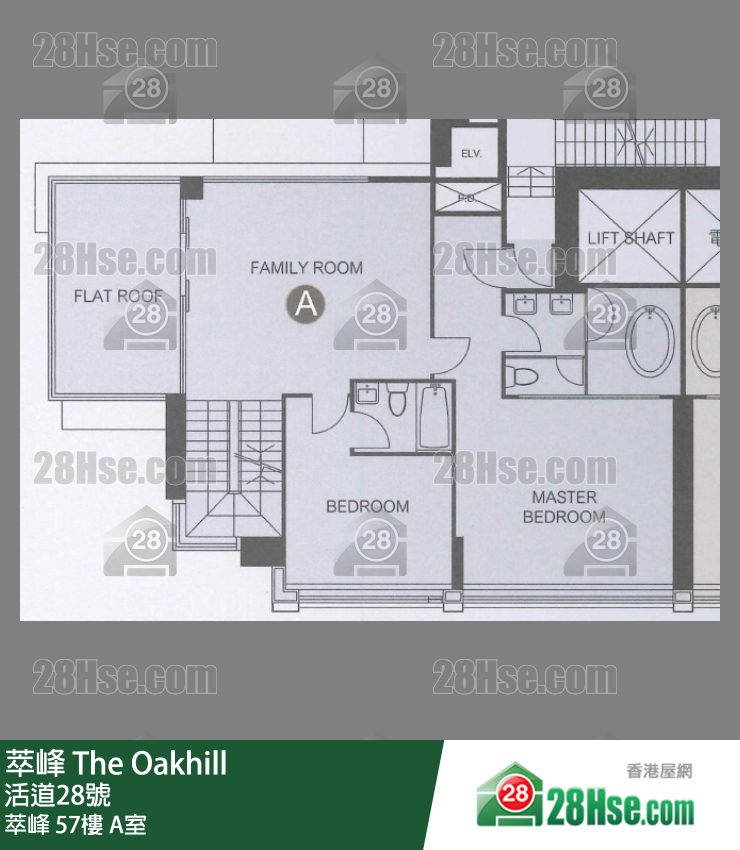 萃峯 萃峰57樓 A室 平面圖