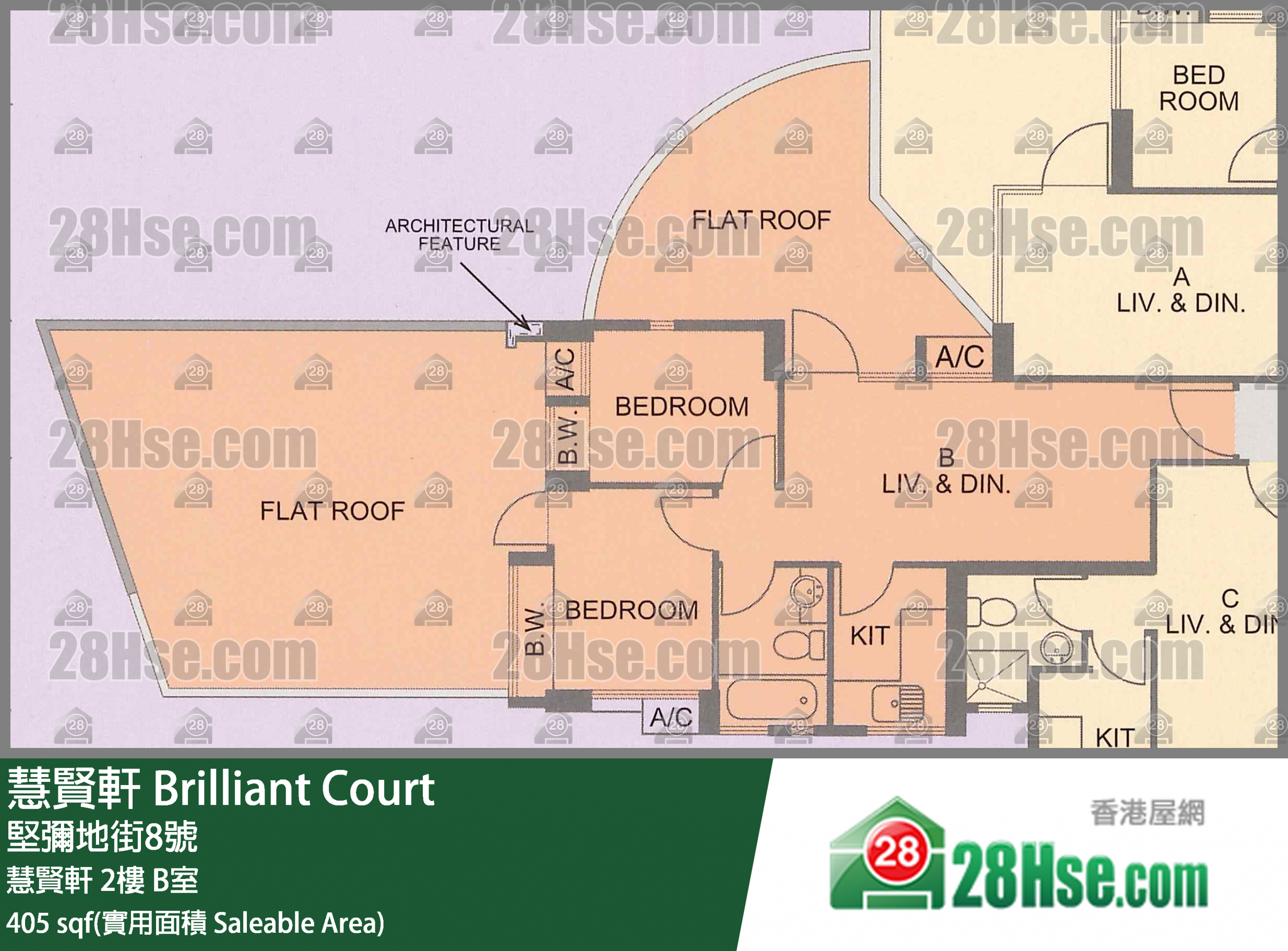 慧賢軒 慧賢軒 2樓 B室 平面圖