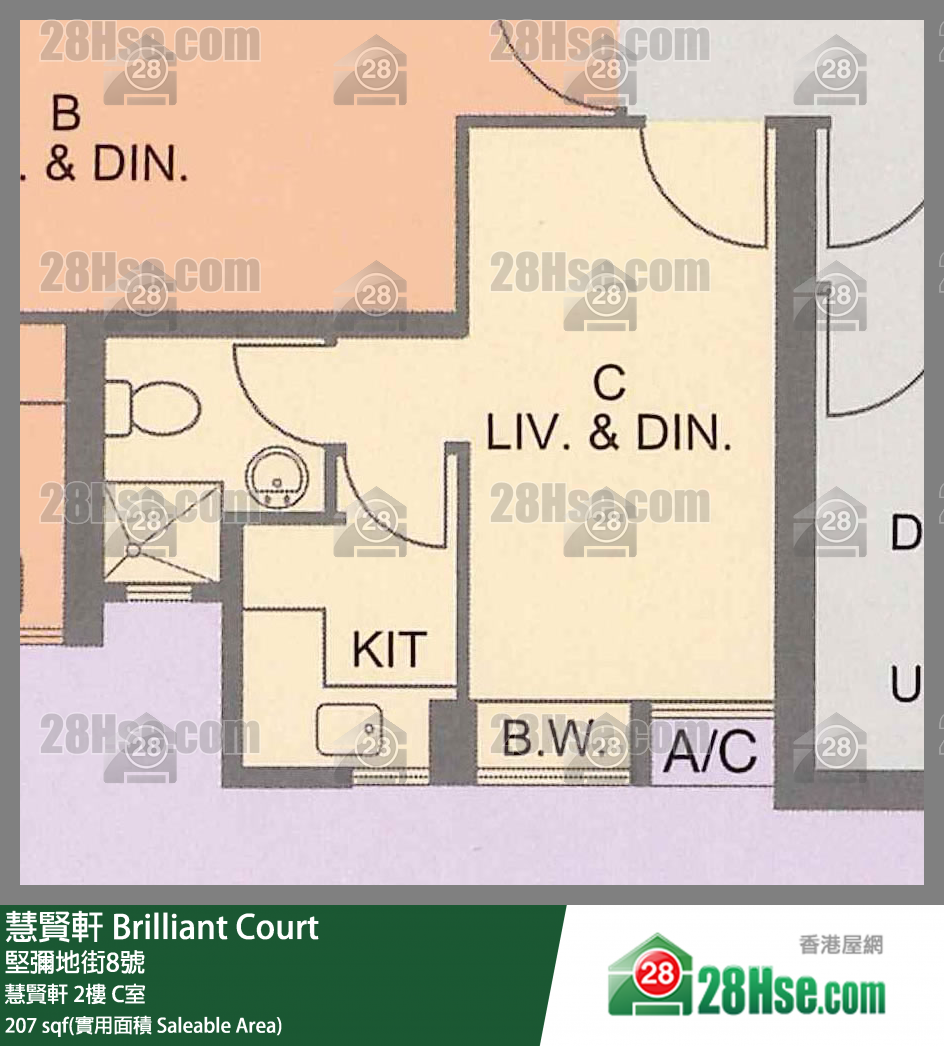 慧賢軒 慧賢軒 2樓 C室 平面圖