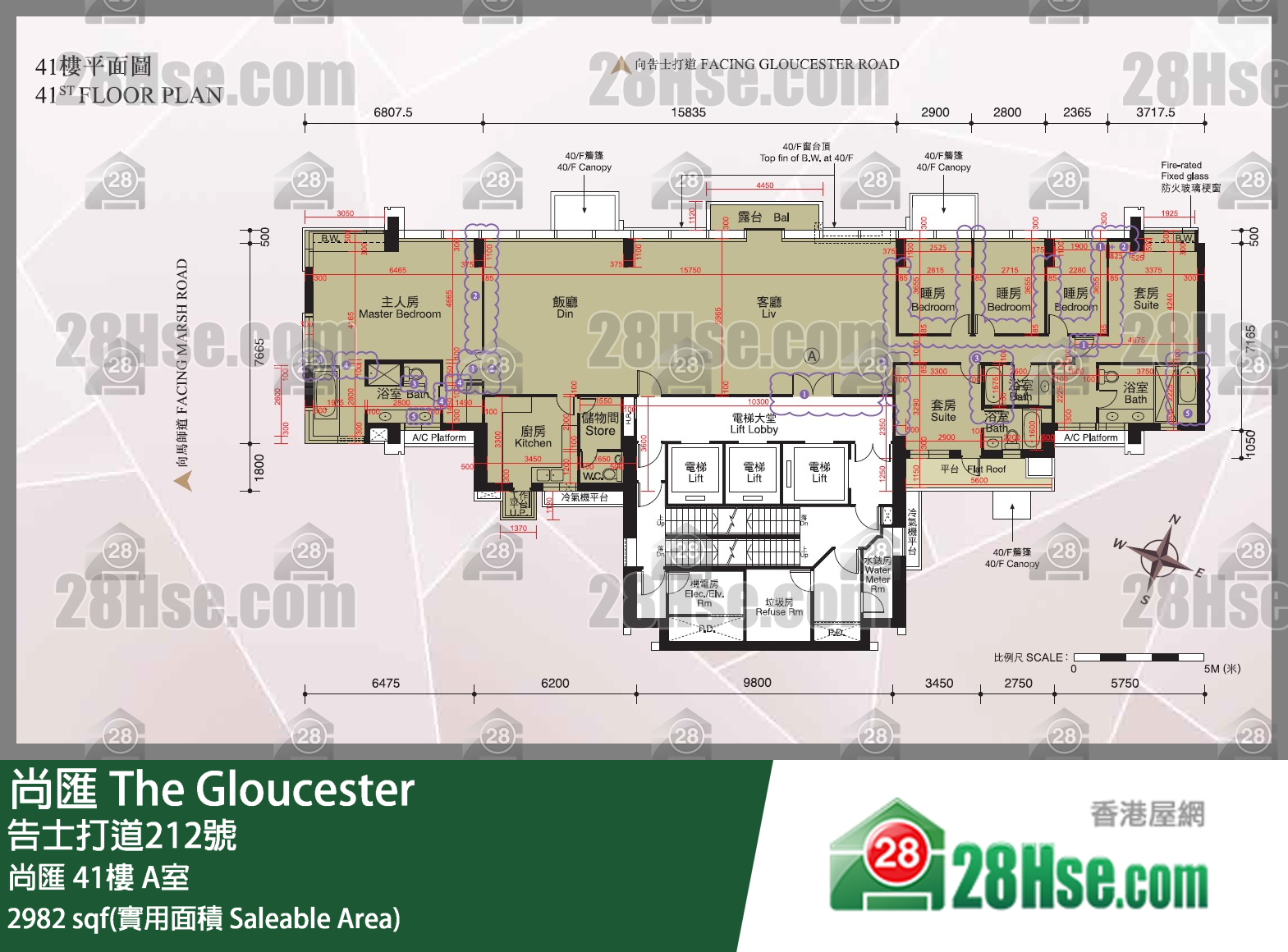 尚匯 尚匯 41樓 A室 平面圖