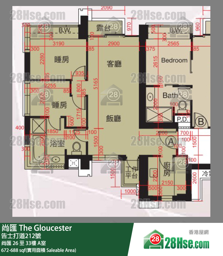 尚匯 尚匯 31樓 A室 平面圖