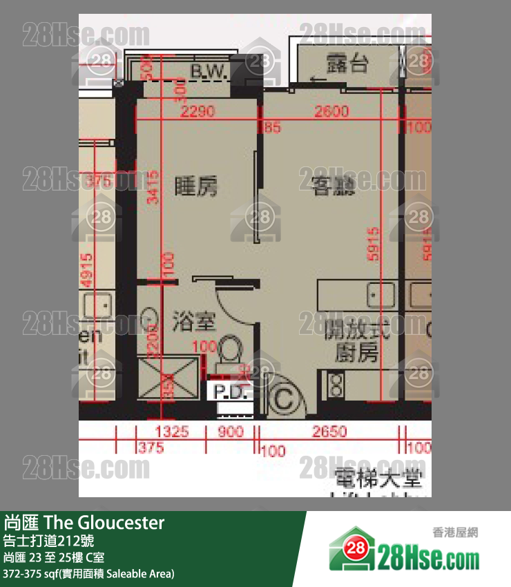 尚匯 尚匯25樓 C室 平面圖