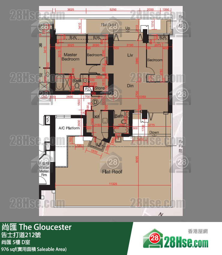 尚汇 尚汇5楼 D室 平面图