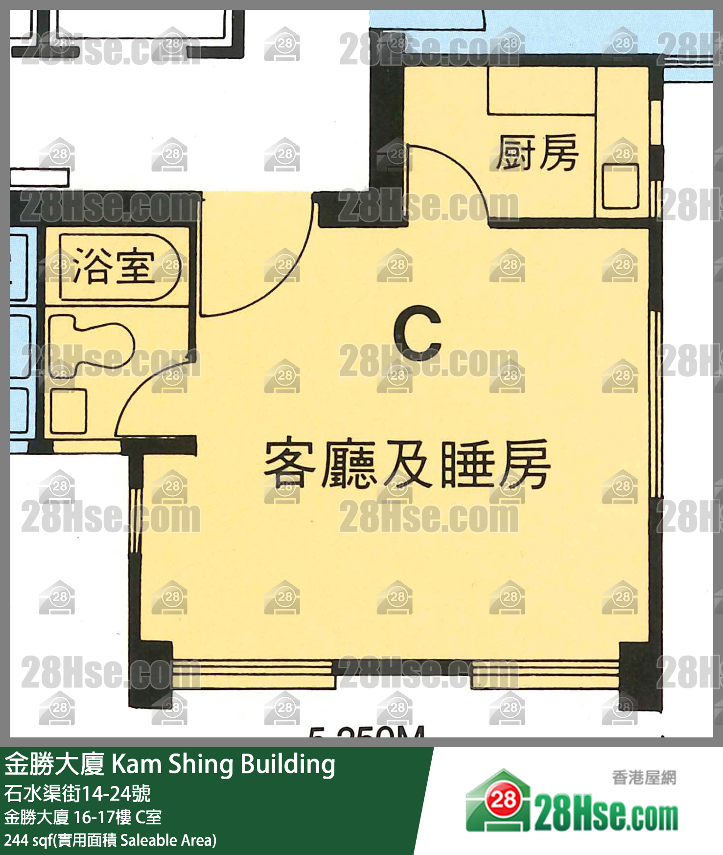 金胜大厦 金胜大厦 17楼 C室 平面图