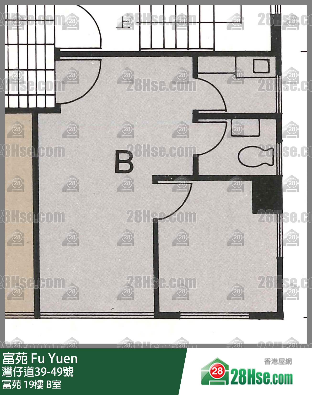 富苑 富苑19樓 B室 平面圖