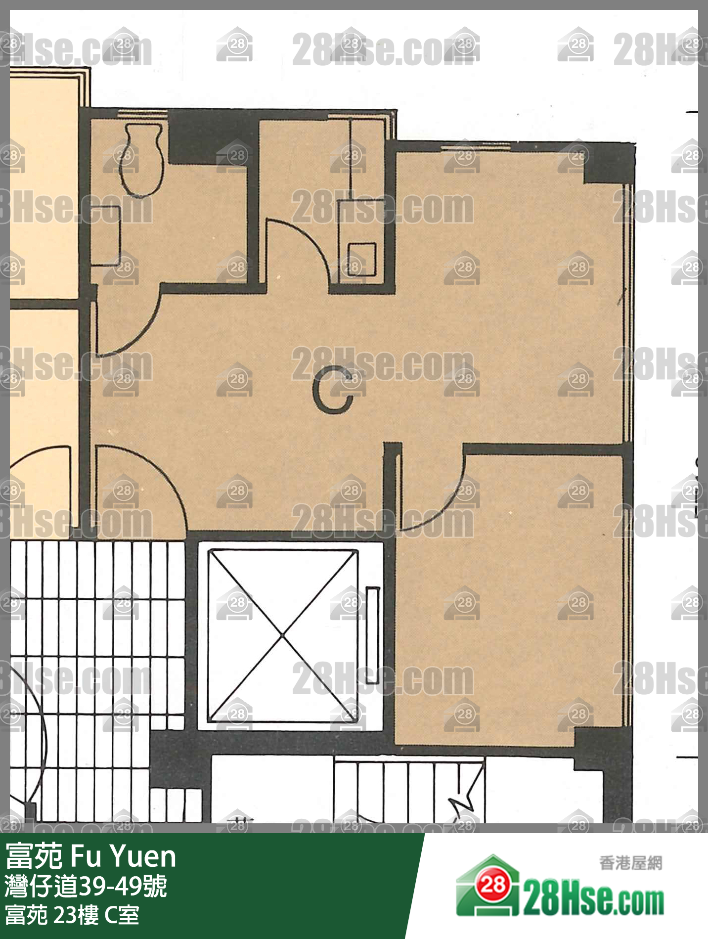 富苑 富苑23樓 C室 平面圖