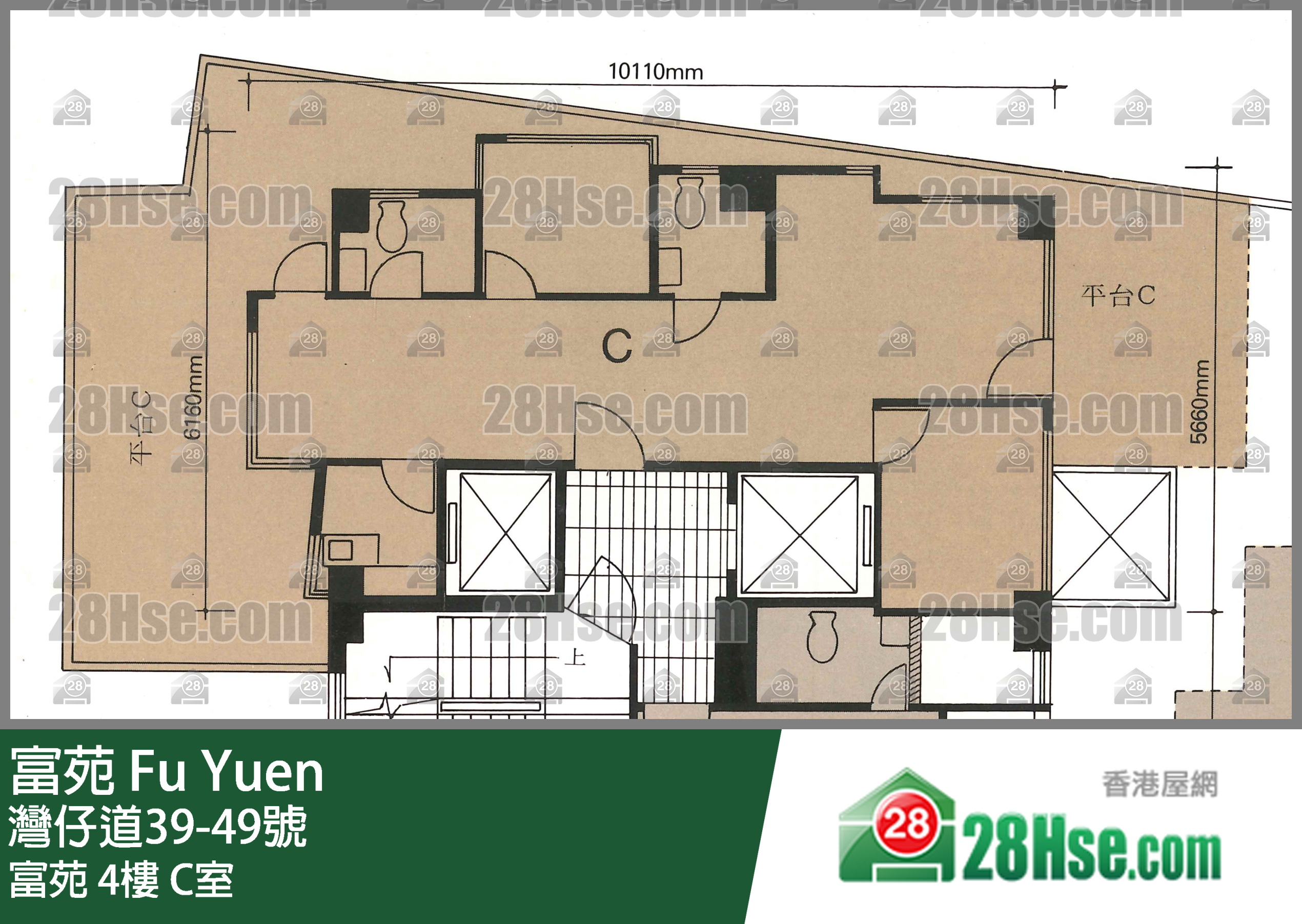 富苑 富苑4樓 C室 平面圖