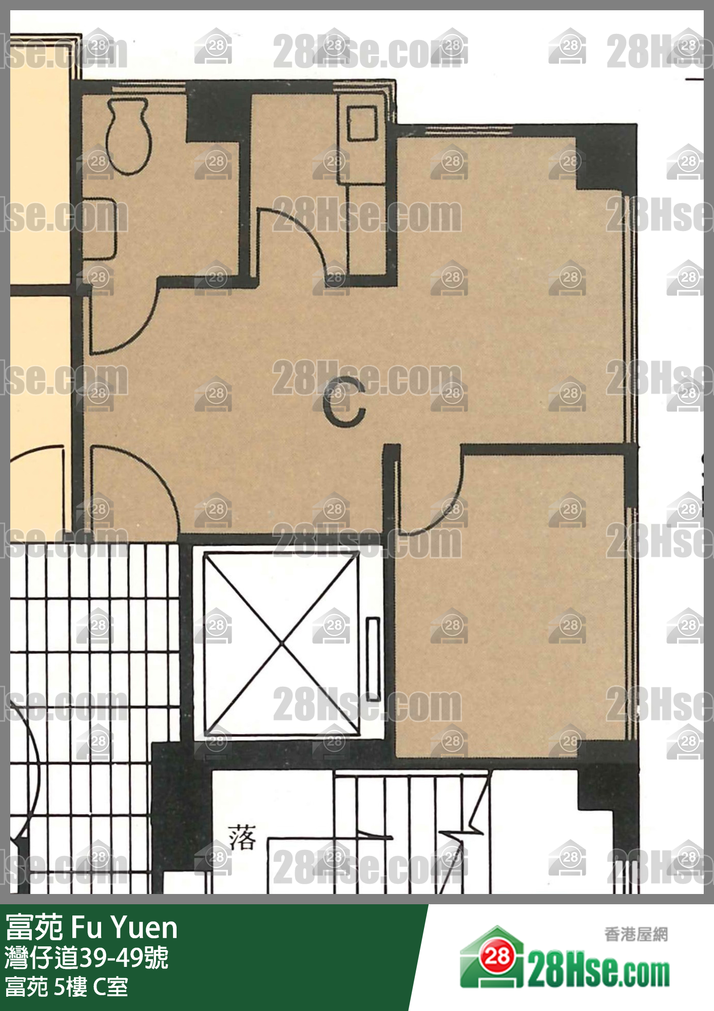 富苑 富苑5樓 C室 平面圖