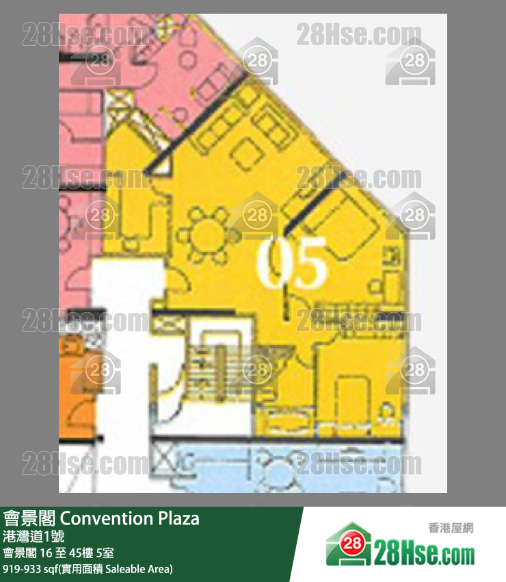 會景閣 會景閣 42樓 5室 平面圖