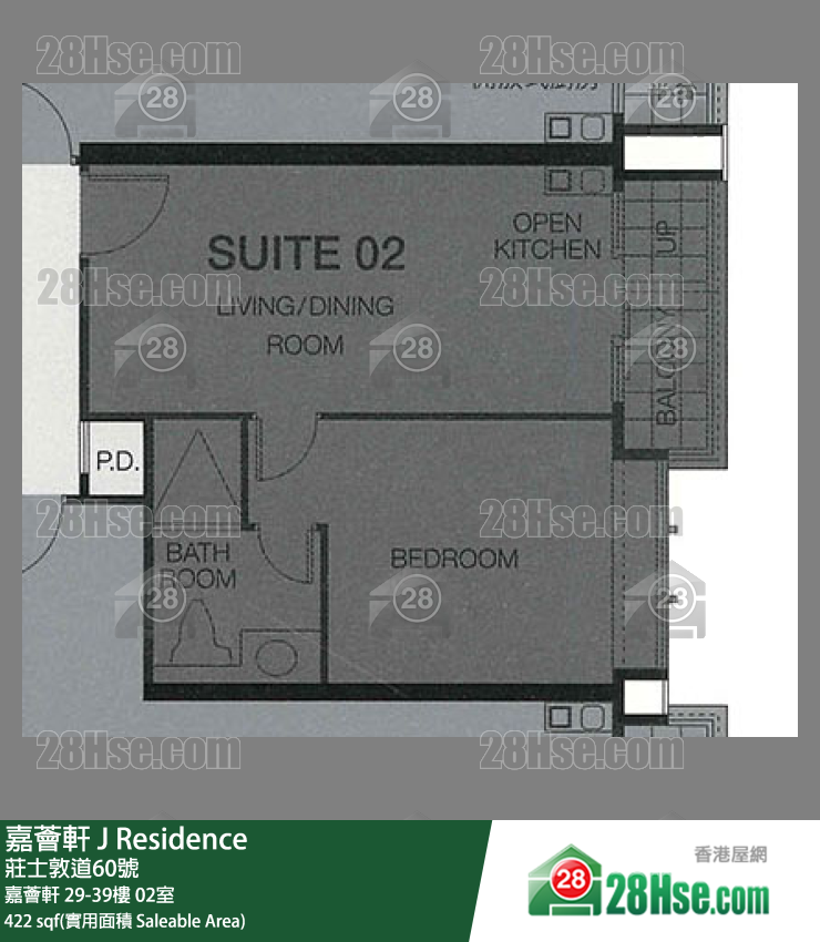 嘉薈軒 嘉薈軒31樓 02室 平面圖