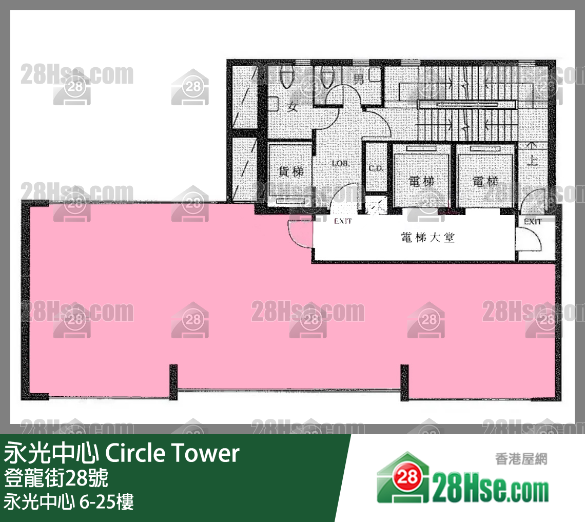 永光中心 6-25楼 平面图