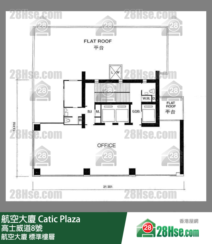 Catic Plaza Typical FloorPlan