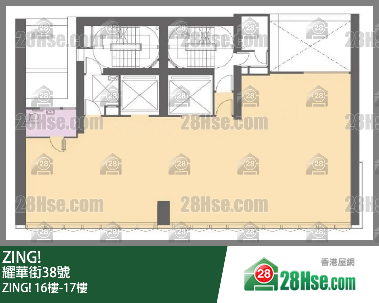 ZING! 16楼-17楼 平面图 ZING! 16楼-17楼 平面图