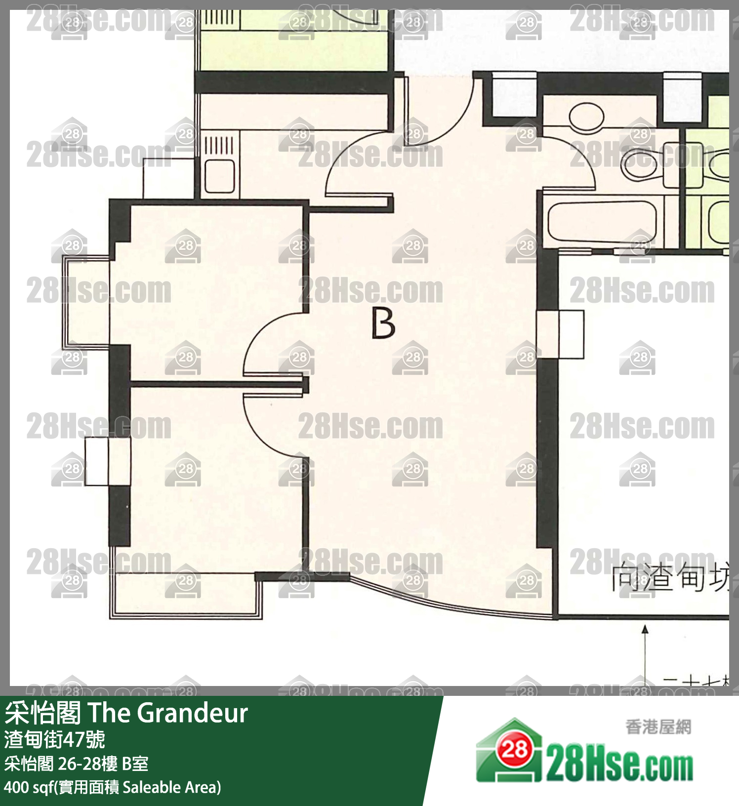 采怡閣 采怡閣26樓 B室 平面圖