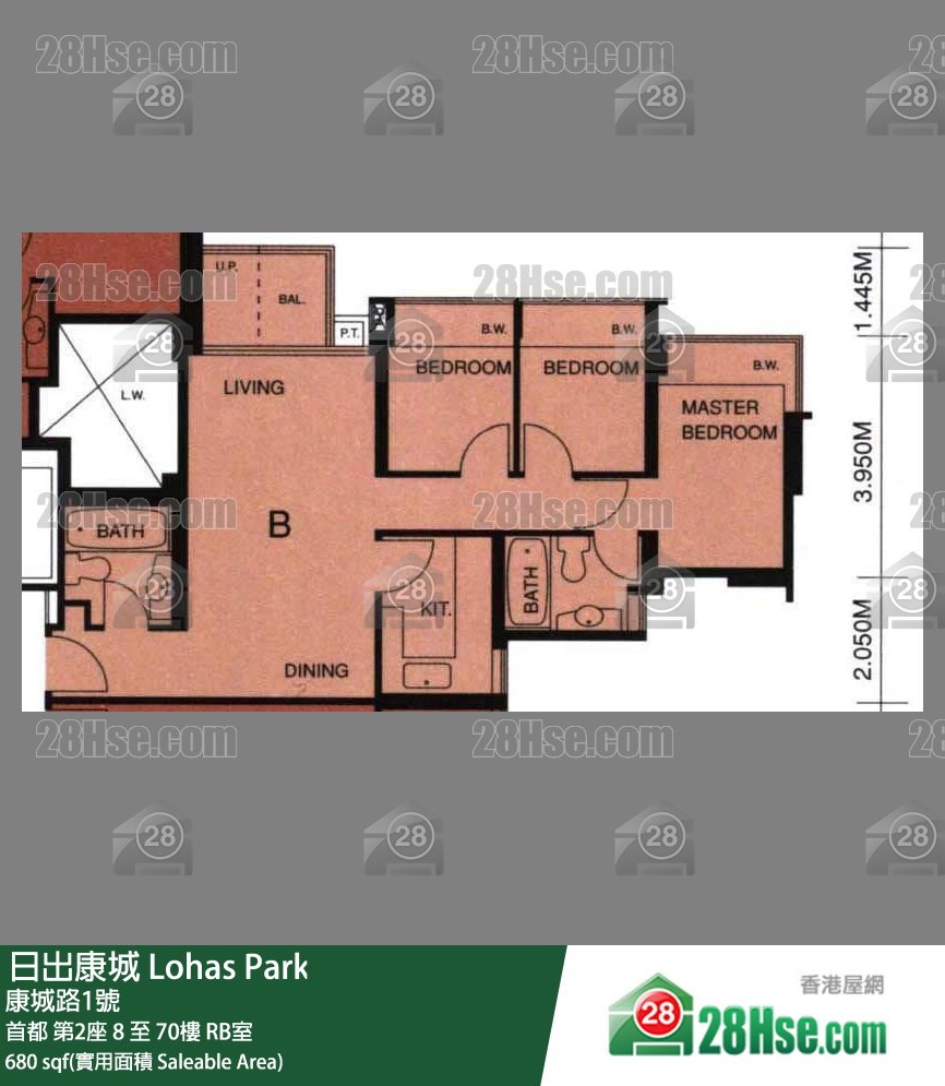The Capitol Unit FloorPlan (Provided by 28Hse)