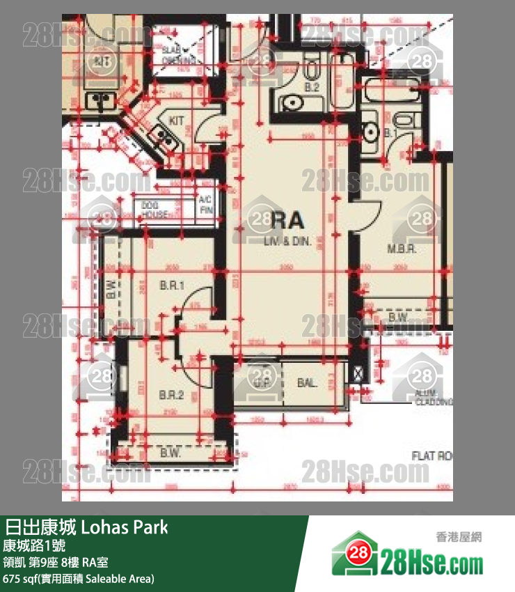 領凱 領凱 第9座 8樓 RA室 平面圖
