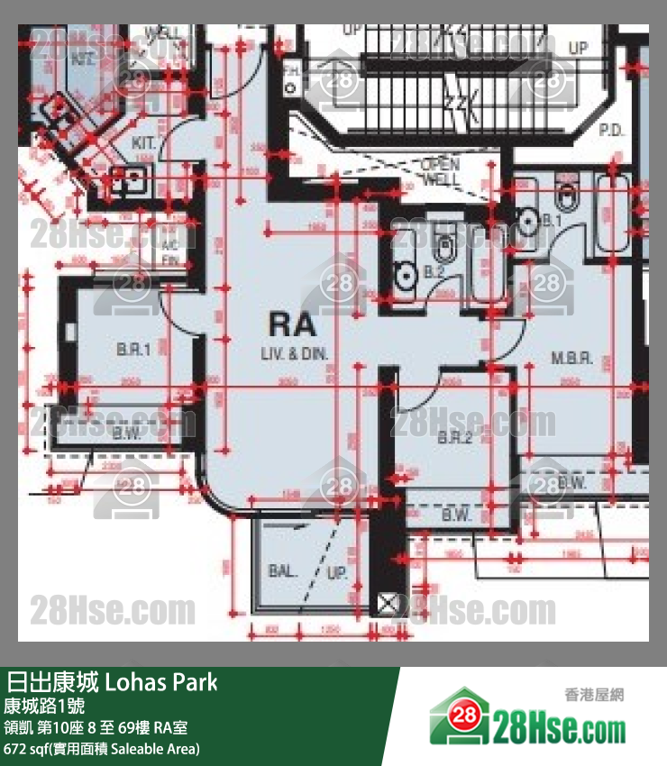 領凱 領凱 第10座 8樓 RA室 平面圖