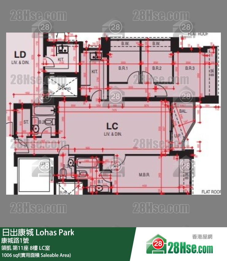 領凱 領凱 第11座 8樓 LC室 平面圖