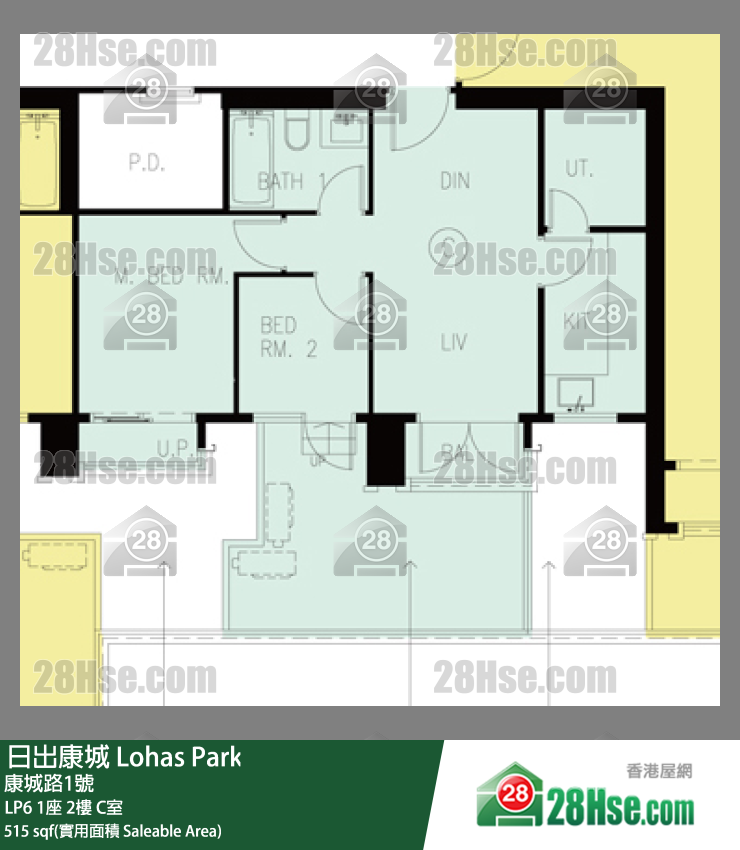 LP6 1座2楼 C室 平面图