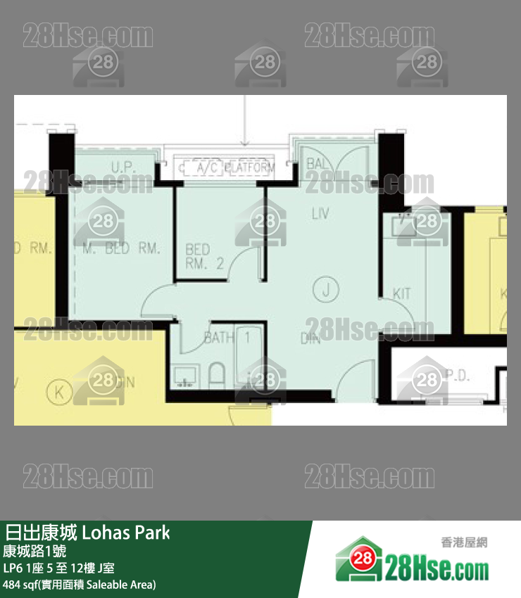LP6 LP6 1座 7楼 J室 平面图