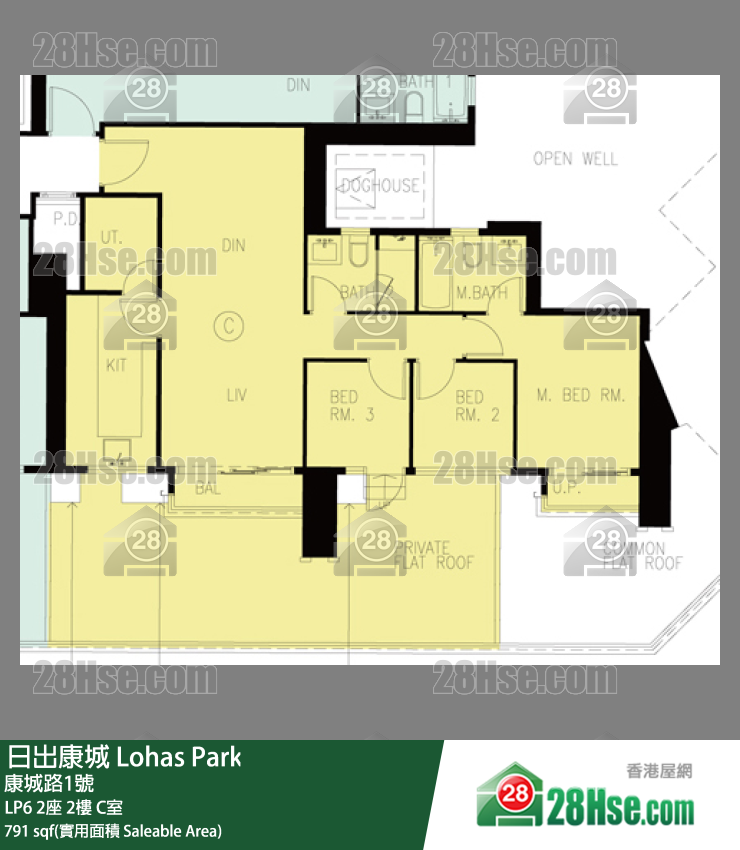 LP6 LP6 2座 2楼 C室 平面图