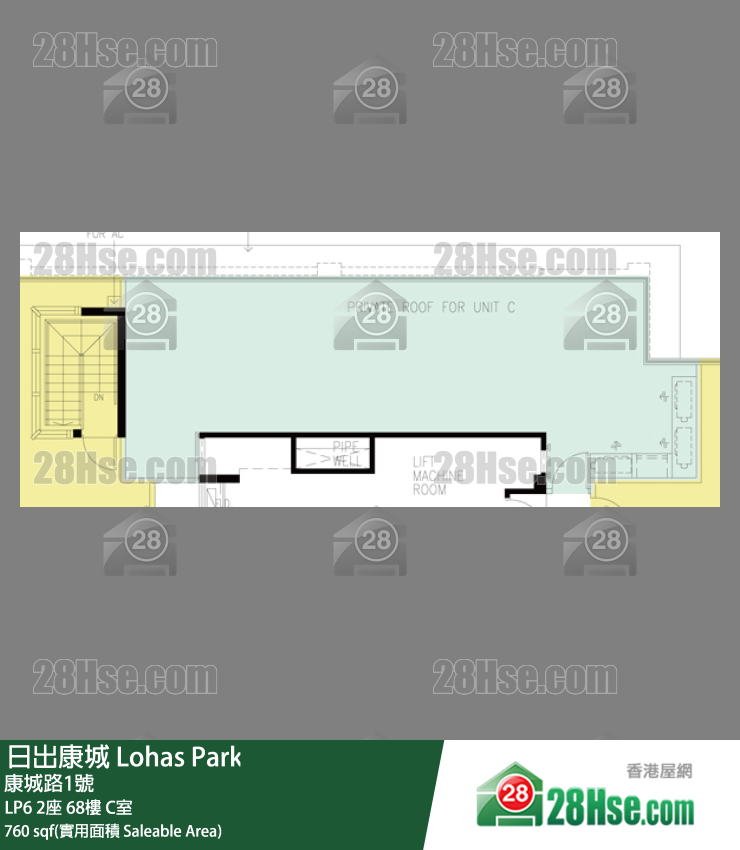 LP6 LP6 2座 68楼 C室 平面图