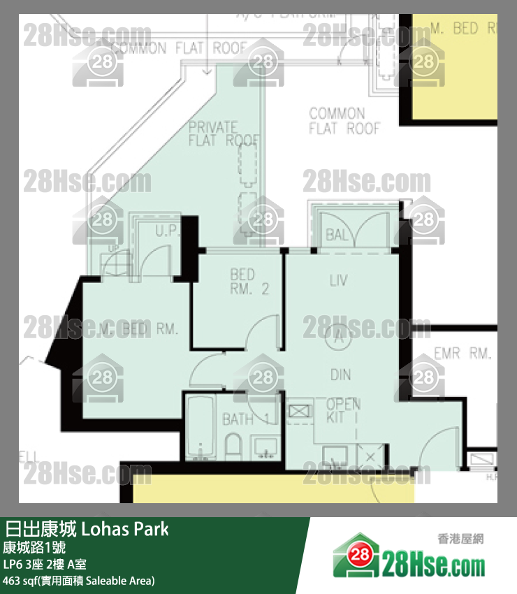 LP6 3座2楼 A室 平面图