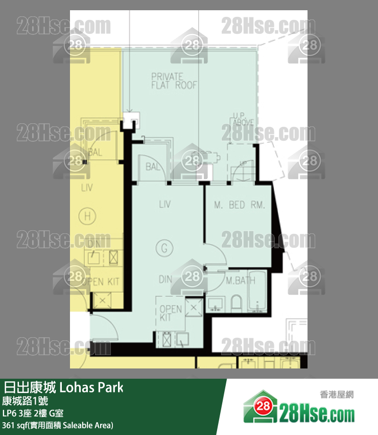 LP6 3座2楼 G室 平面图