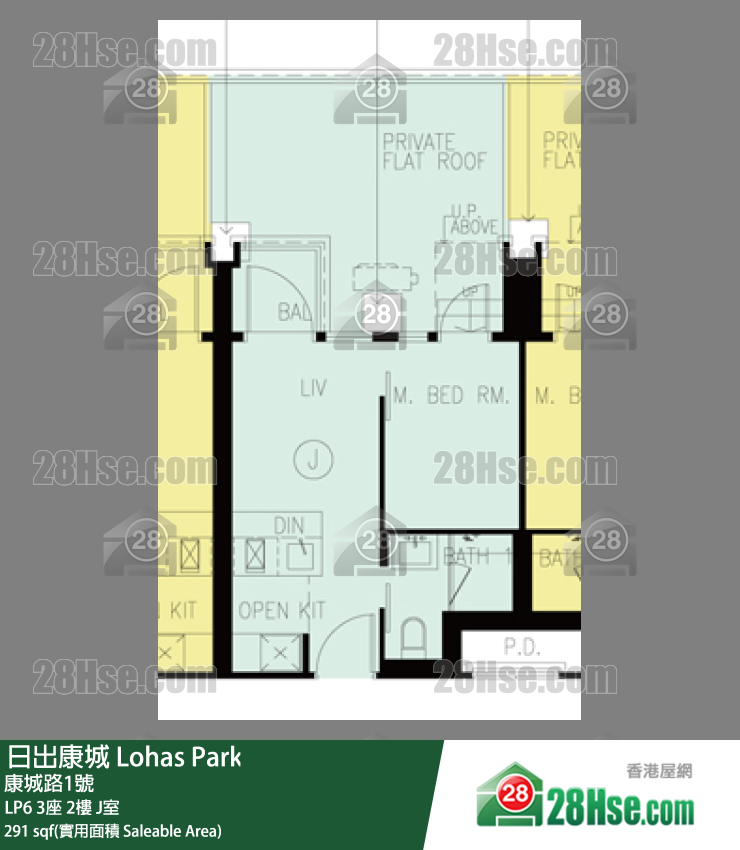 LP6 LP6 3座 2楼 J室 平面图