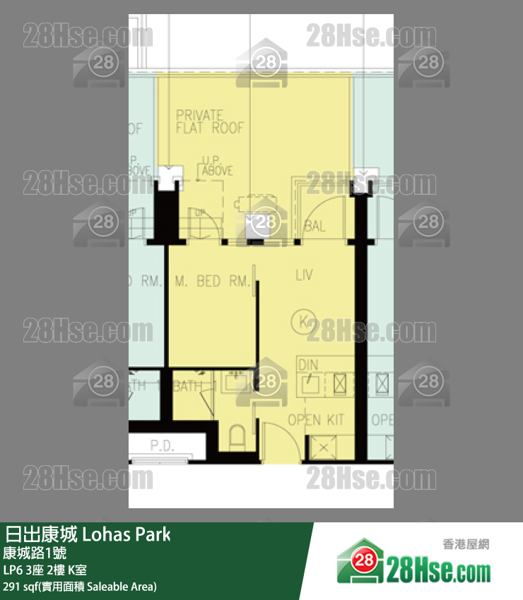 LP6 LP6 3座 2楼 K室 平面图