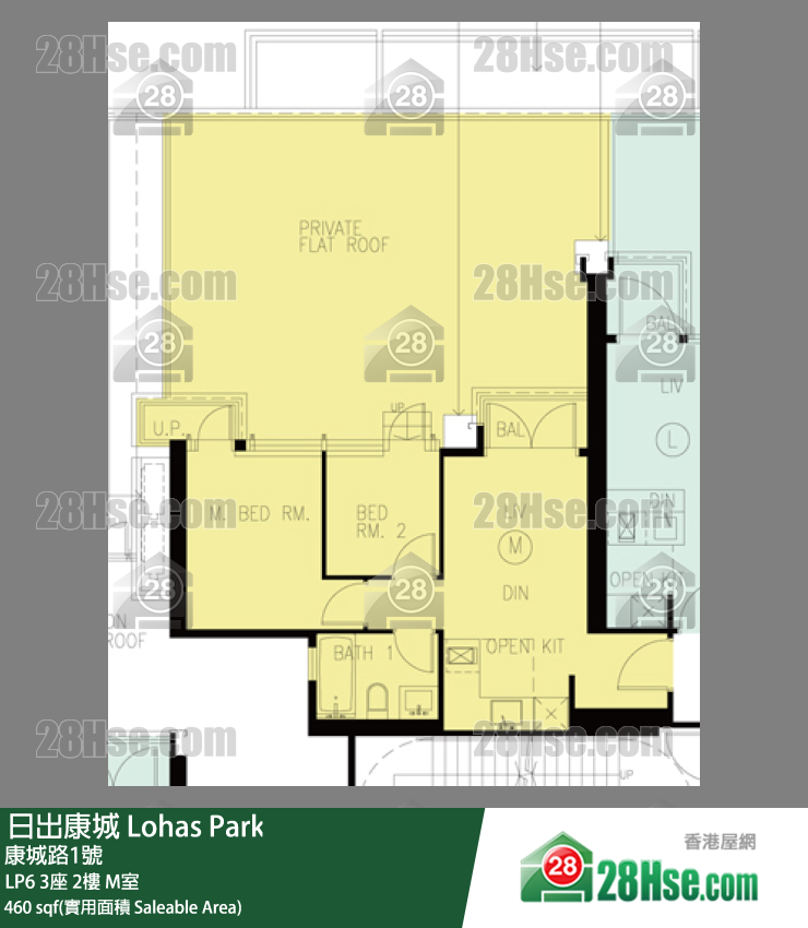 LP6 3座2楼 M室 平面图