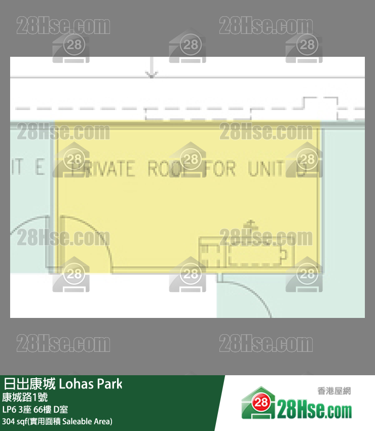 LP6 LP6 3座 66楼 D室 平面图