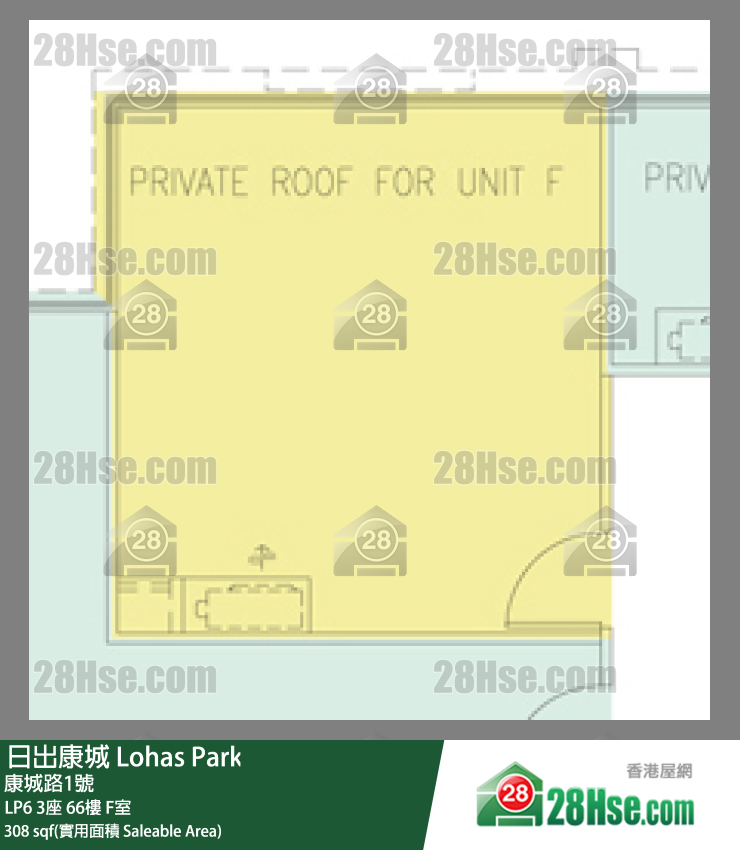 LP6 LP6 3座 66楼 F室 平面图