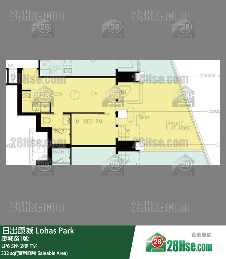 LP6 5座2楼 F室 平面图