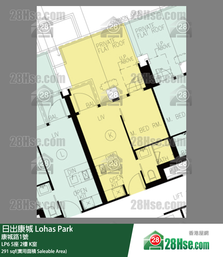 LP6 LP6 5座 2楼 K室 平面图