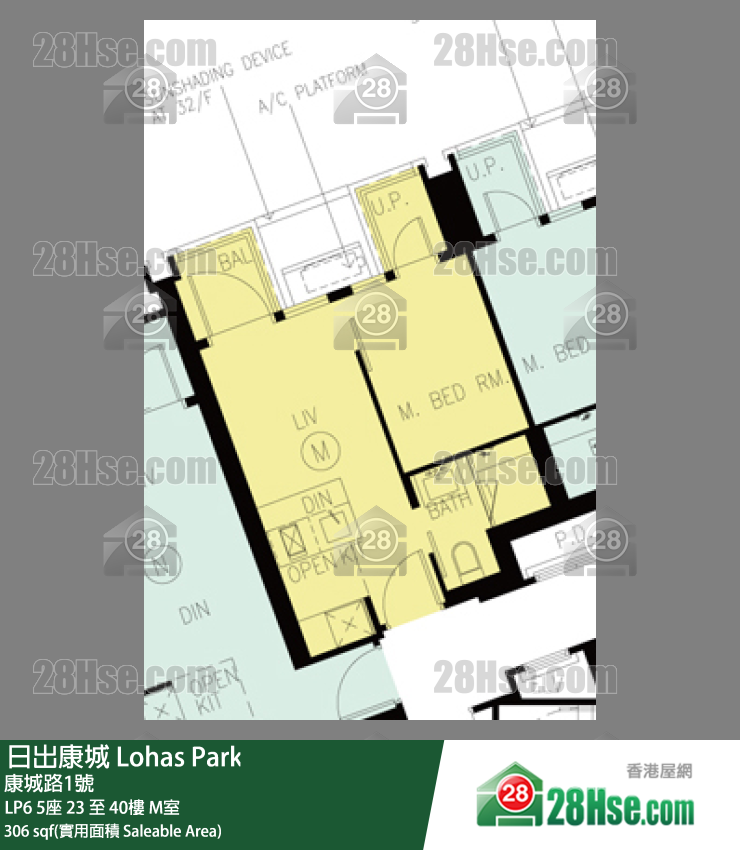 LP6 LP6 5座 30楼 M室 平面图