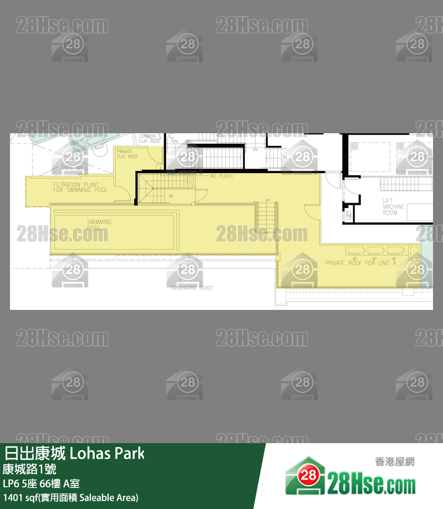 LP6 LP6 5座 66楼 A室 平面图