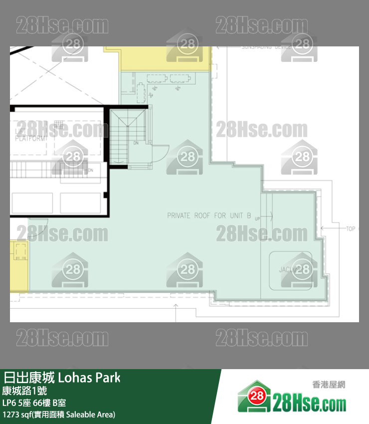 LP6 LP6 5座 66楼 B室 平面图