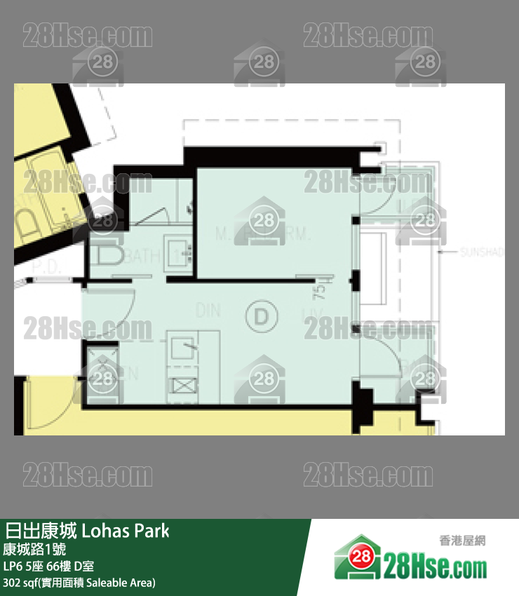 LP6 LP6 5座 66楼 D室 平面图