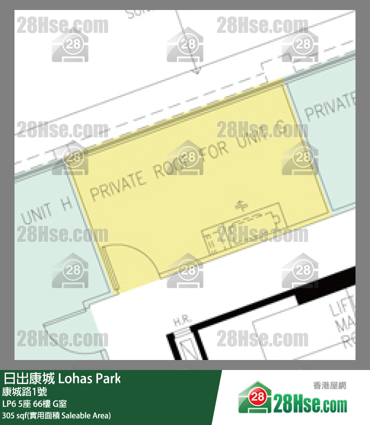 LP6 LP6 5座 66楼 G室 平面图