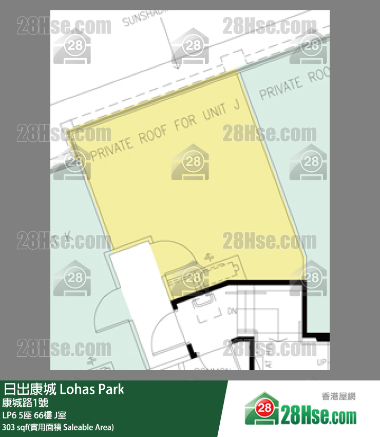 LP6 LP6 5座 66楼 J室 平面图