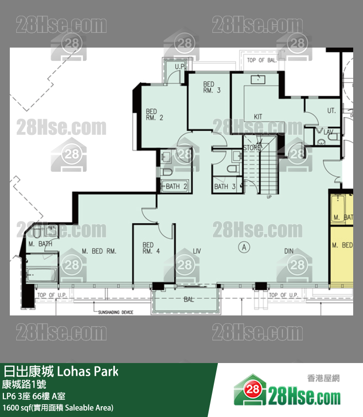 LP6 LP6 3座 66楼 A室 平面图
