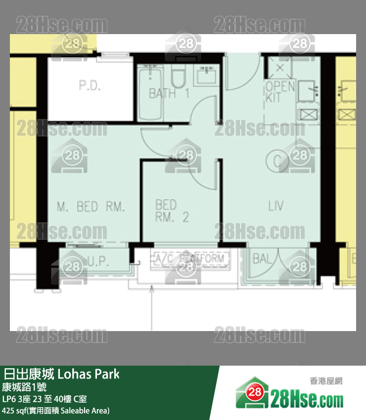 LP6 LP6 3座 30楼 C室 平面图