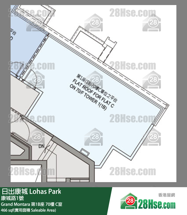 Grand Montara Grand Montara 第1B座 70楼 C室 平面图