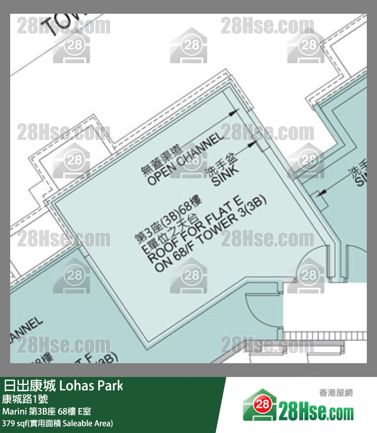 Marini, Flat E, 68/F, Tower 3(3b) Of Tower 3 Marini, Marini FloorPlan