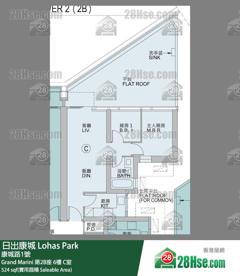 Grand Marini Unit FloorPlan (Provided by 28Hse)