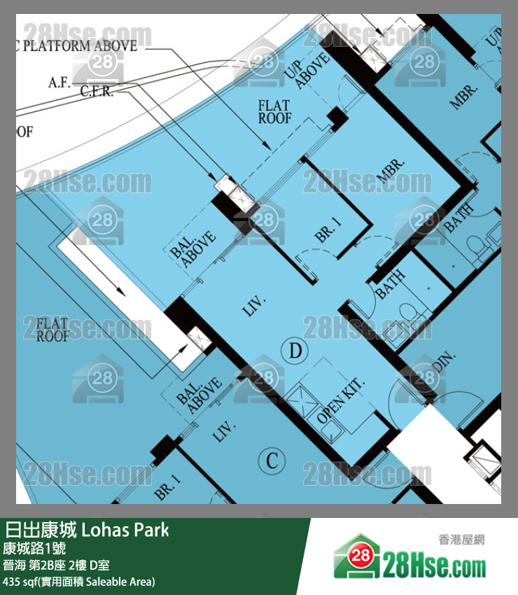 Wings At Sea Unit FloorPlan (Provided by 28Hse)