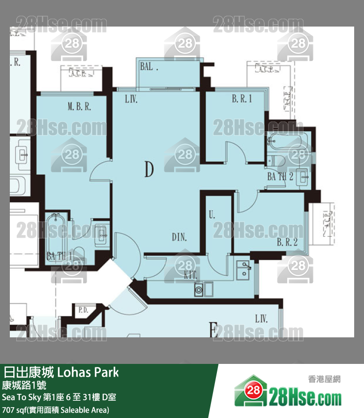 Sea To Sky Unit FloorPlan (Provided by 28Hse)