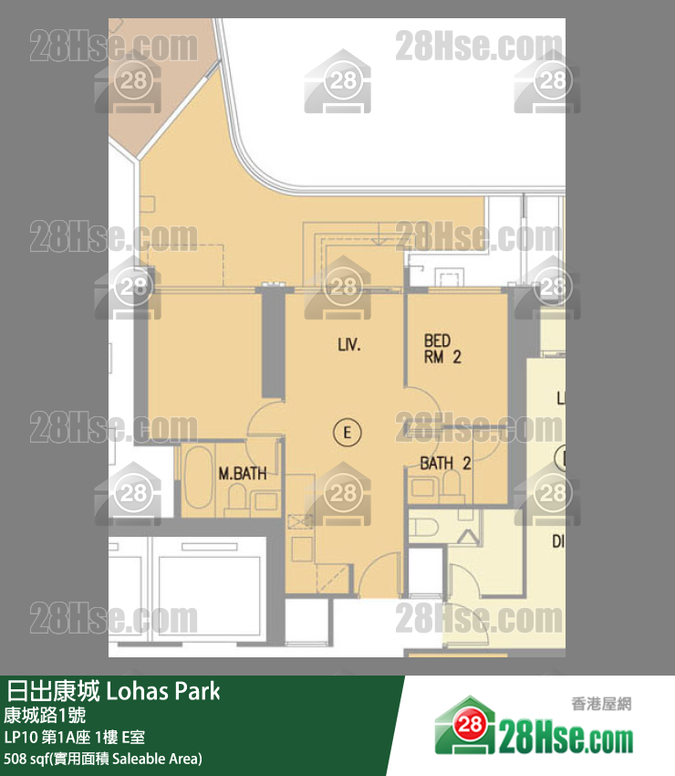 LP10 第1A座 1楼 E室 平面图