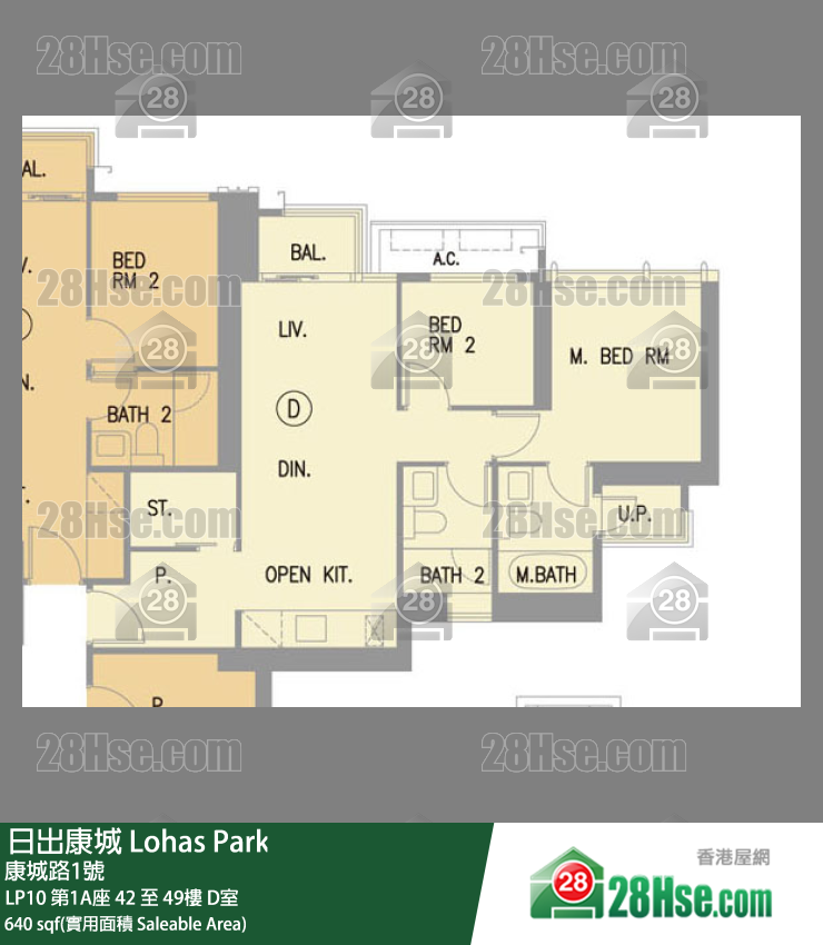 LP10 LP10 第1A座 43楼 D室 平面图